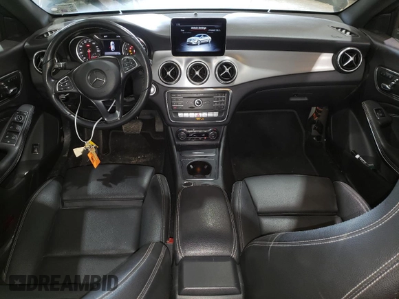2018 Mercedes-Benz CLA 250 with VIN WDDSJ4EB3JN665735, listed as a Copart auction lot 45881434 with 46,598 mi miles and . Bid and sale history available at DreamBid. Image 8.