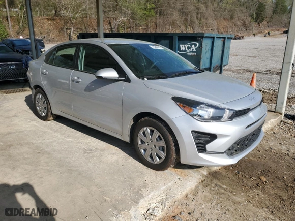 2023 Kia Rio S with VIN 3KPA24AD2PE533363, listed as a Copart auction lot 51171555 with 56,095 mi miles and Clean Title. Bid and sale history available at carsss.com. Image 4.