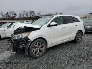 2016 Kia Sorento SX with VIN 5XYPKDA57GG013486, listed as a Copart auction lot 48562855 with 153,163 mi miles and Salvage Title. Bid and sale history available at carsss.com. Image 1.