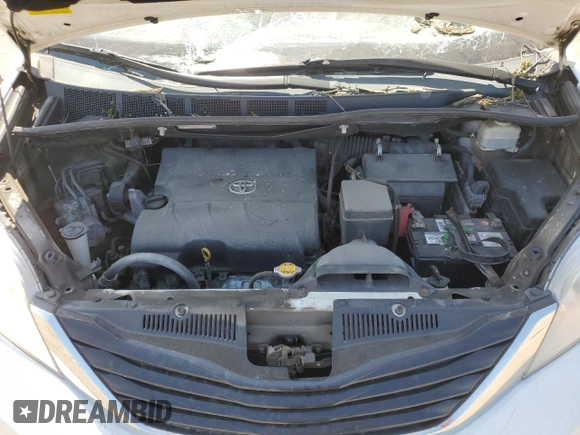 2014 Toyota Sienna LE AAS with VIN 5TDKK3DC3ES478801, listed as a Copart auction lot 56035165 with 163,271 mi miles and Non repairable. Bid and sale history available at DreamBid. Image 12.