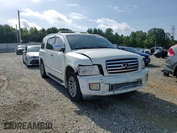 2005 Infiniti QX56 with VIN 5N3AA08C35N804838, listed as a Copart auction lot 60927015 with 171,556 mi miles and Clean title. Bid and sale history available at DreamBid. Image 14.