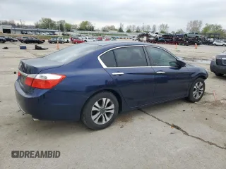2015 Honda Accord Sedan LX with VIN 1HGCR2F37FA199729, listed as a Copart auction lot 52629695 with 152,946 mi miles and Clean Title. Bid and sale history available at carsss.com. Image 3.