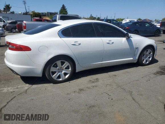 2011 Jaguar XF with VIN SAJWA0FB6BLR86959, listed as a Copart auction lot 52579385 with 110,087 mi miles and Salvage Title. Bid and sale history available at carsss.com. Image 3.