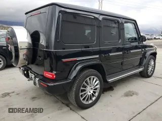 2023 Mercedes-Benz G 550 with VIN W1NYC6BJ0PX476536, listed as a Copart auction lot 79498634 with 17,674 mi miles and Salvage Title. Bid and sale history available at DreamBid. Image 3.