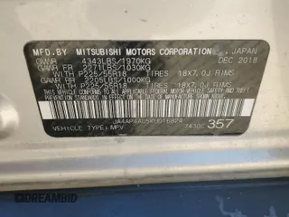 2019 Mitsubishi Outlander Sport SE 2.0 with VIN JA4AP4AU5KU016824, listed as a Copart auction lot 45582915 with 96,643 mi miles and Clean Title. Bid and sale history available at carsss.com. Image 12.