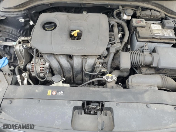 2020 Hyundai Elantra SEL with VIN 5NPD84LF1LH561459, listed as a Copart auction lot 44597255 with 122,626 mi miles and Salvage Title. Bid and sale history available at carsss.com. Image 12.