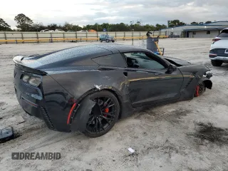 2019 Chevrolet Corvette Z06 2LZ with VIN 1G1YS2D69K5600067, listed as a Copart auction lot 86349484 with 58,295 mi miles and Salvage Title. Bid and sale history available at carsss.com. Image 3.