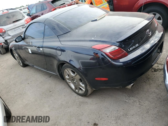 2007 Lexus SC 430 with VIN JTHFN45Y079012879, listed as a Copart auction lot 76712904 with Not Provided miles and Salvage Title. Bid and sale history available at DreamBid. Image 2.