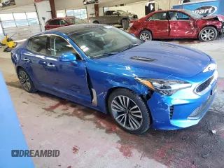 2018 Kia Stinger Premium with VIN KNAE25LA8J6021479, listed as a Copart auction lot 48129355 with 41,385 mi miles and Salvage Title. Bid and sale history available at carsss.com. Image 4.