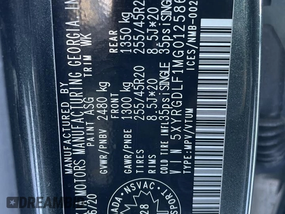 2021 Kia Sorento X-Line z VIN 5XYRGDLF1MG012586, wystawiony jako Copart lot #51568115 z przebiegiem Nie podano mil oraz Szkoda całkowita • Salvage title. Historia ofert i sprzedaży dostępna na DreamBid. Obrazek 8.