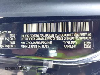 2018 Jeep Renegade Altitude с VIN ZACCJABB9JPH31455, выставлен на аукционе IAAI как лот 41722675 с пробегом 70 338 миль миль и . История ставок и продаж доступна на DreamBid. Изображение 9.