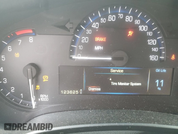 2013 Cadillac XTS Luxury with VIN 2G61P5S32D9214720, listed as a Copart auction lot 60484775 with 123,625 mi miles and Salvage title. Bid and sale history available at DreamBid. Image 9.