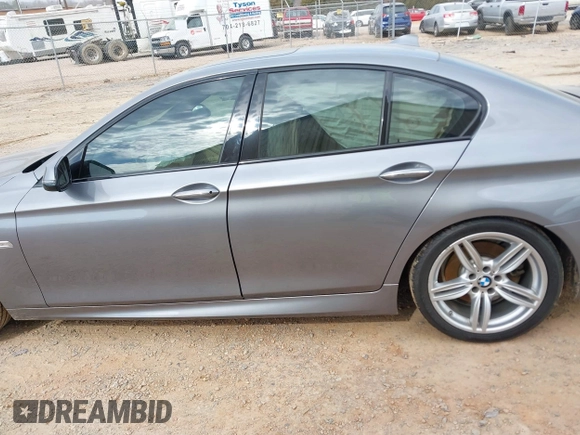 2015 BMW 5 Series 535i with VIN WBA5B1C59FG128828, listed as a IAAI auction lot 41655190 with 90,646 mi miles and . Bid and sale history available at carsss.com. Image 14.