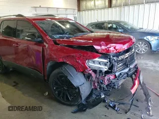 2023 GMC Acadia SLT with VIN 1GKKNUL44PZ123567, listed as a Copart auction lot 46198215 with 27,649 mi miles and Salvage Title. Bid and sale history available at DreamBid. Image 14.