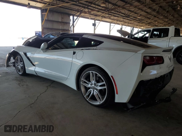 2016 Chevrolet Corvette Z51 2LT with VIN 1G1YK2D77G5111294, listed as a Copart auction lot 63336695 with 107,045 mi miles and Salvage title. Bid and sale history available at DreamBid. Image 2.