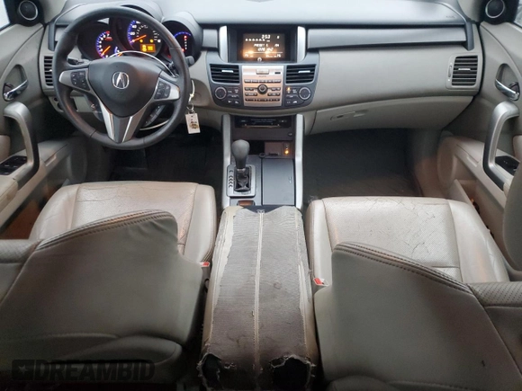 2011 Acura RDX with VIN 5J8TB1H29BA003609, listed as a Copart auction lot 43600265 with 134,600 mi miles and Salvage title. Bid and sale history available at DreamBid. Image 8.