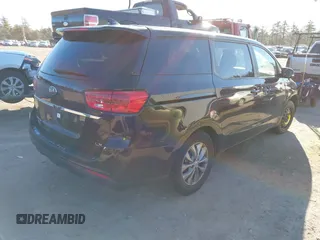 2020 Kia Sedona EX with VIN KNDMB5C17L6587425, listed as a IAAI auction lot 40998825 with 57,503 mi miles. Bid and sale history available at carsss.com. Image 4.