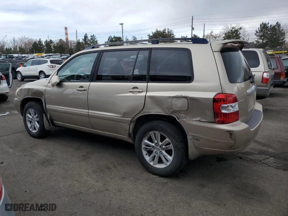 2006 Toyota Highlander Hybrid with VIN JTEEW21A360005821, listed as a Copart auction lot 47549735 with 221,559 mi miles and Salvage Title. Bid and sale history available at carsss.com. Image 2.