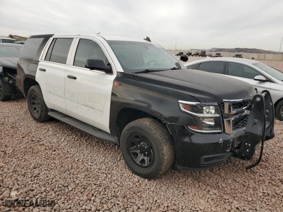 2017 Chevrolet Tahoe Commercial with VIN 1GNLCDEC6HR218814, listed as a Copart auction lot 45400795 with 105,281 mi miles and Salvage Title. Bid and sale history available at carsss.com. Image 4.