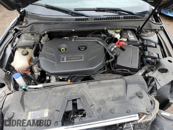 2017 Lincoln MKZ Select with VIN 3LN6L5C99HR653314, listed as a Copart auction lot 58019925 with 25,557 mi miles and Salvage title. Bid and sale history available at DreamBid. Image 11.