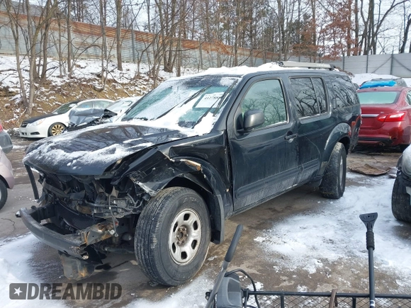2005 Nissan Pathfinder SE with VIN 5N1AR18U85C756782, listed as a IAAI auction lot 41278886 with 209,555 mi miles. Bid and sale history available at carsss.com. Image 2.
