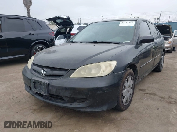 2004 Honda Civic LX z VIN 2HGES16574H605032, wystawiony jako IAAI lot #42432347 z przebiegiem 144 288 mil mil oraz . Historia ofert i sprzedaży dostępna na DreamBid. Obrazek 2.