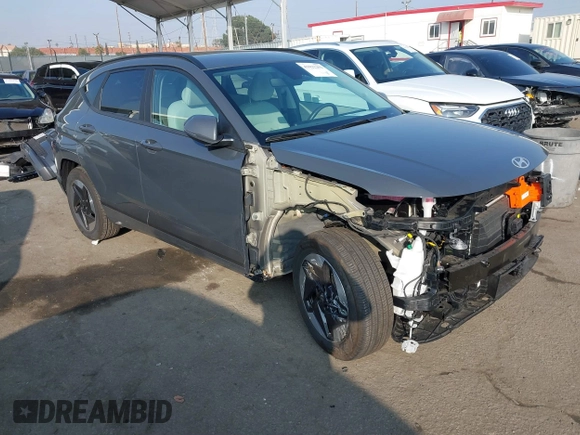 2024 Hyundai Kona SEL with VIN KM8HC3A61RU014490, listed as a IAAI auction lot 41022202 with 5,768 mi miles and . Bid and sale history available at DreamBid. Image 1.