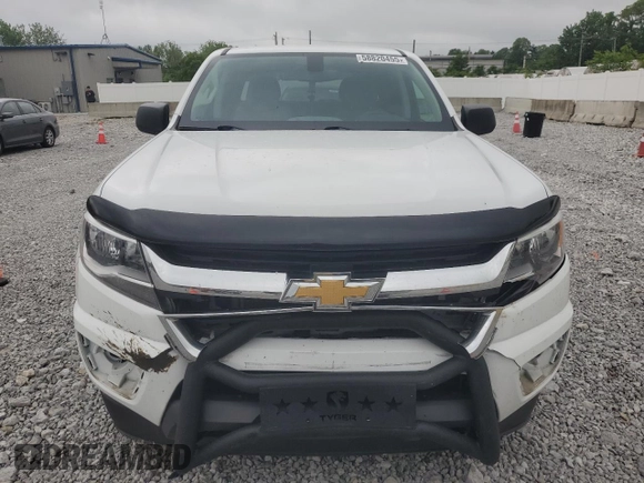 2020 Chevrolet Colorado 4WD Work Truck with VIN 1GCGTBEN4L1242360, listed as a Copart auction lot 58820455 with 29,208 mi miles and Salvage title. Bid and sale history available at DreamBid. Image 5.