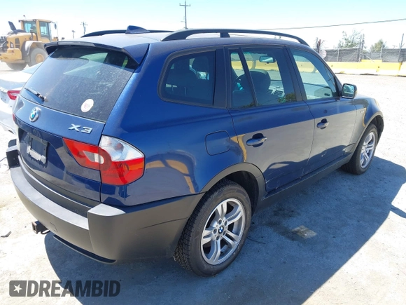 2005 BMW X3 3.0i with VIN WBXPA93425WD01748, listed as a IAAI auction lot 42546025 with 154,275 mi miles and . Bid and sale history available at DreamBid. Image 4.