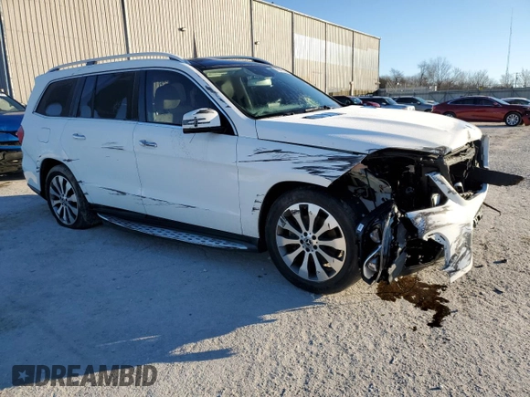2019 Mercedes-Benz GLS 450 with VIN 4JGDF6EE2KB240595, listed as a Copart auction lot 79947333 with 62,053 mi miles and . Bid and sale history available at DreamBid. Image 4.