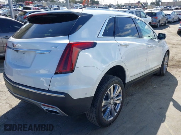 2023 Cadillac XT5 AWD Premium Luxury with VIN 1GYKNDRS4PZ195431, listed as a IAAI auction lot 41714459 with 13,207 mi miles and . Bid and sale history available at DreamBid. Image 4.