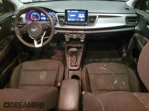 2021 Kia Rio LX with VIN 3KPA24AD3ME383002, listed as a Copart auction lot 51112755 with 55,622 mi miles and Salvage Title. Bid and sale history available at carsss.com. Image 8.