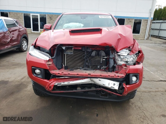 2019 Toyota Tacoma 4WD SR5 with VIN 3TMDZ5BN6KM059065, listed as a Copart auction lot 53194085 with 52,042 mi miles and Salvage Title. Bid and sale history available at carsss.com. Image 5.