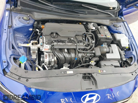 2024 Hyundai Elantra SEL with VIN KMHLS4DGXRU820304, listed as a IAAI auction lot 41895332 with 5,414 mi miles and . Bid and sale history available at DreamBid. Image 10.