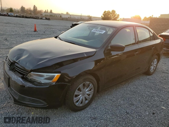 2013 Volkswagen Jetta Sedan S with VIN 3VW2K7AJ4DM206943, listed as a Copart auction lot 83605904 with 63,552 mi miles and Salvage Title. Bid and sale history available at carsss.com. Image 1.