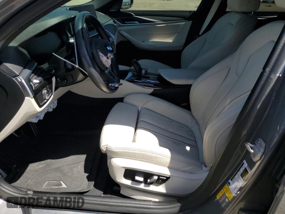 2021 BMW 5 Series 530e with VIN WBA13AG01MCG48152, listed as a Copart auction lot 57289354 with Not Provided miles and Salvage Title. Bid and sale history available at carsss.com. Image 7.