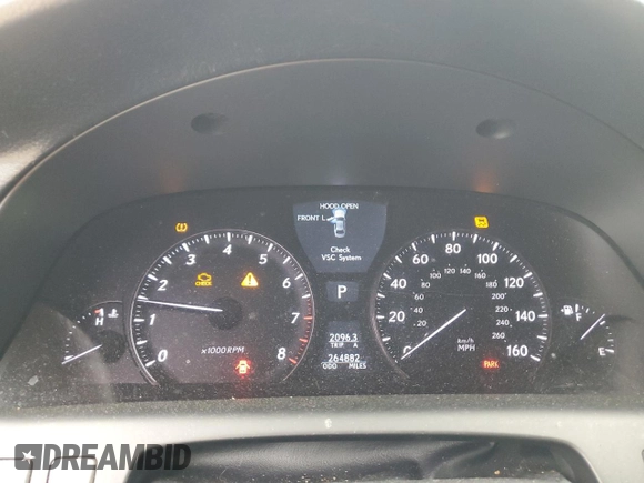 2007 Lexus LS 460 z VIN JTHBL46FX75001770, wystawiony jako Copart lot #61442495 z przebiegiem 264 882 mil mil oraz Czysty tytuł • Clean title. Historia ofert i sprzedaży dostępna na DreamBid. Obrazek 9.