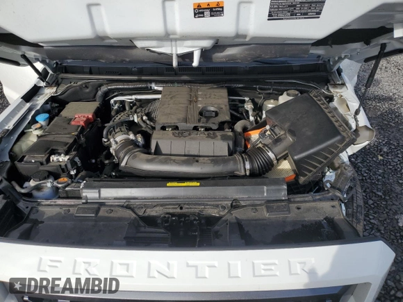 2024 Nissan Frontier SV with VIN 1N6ED1FJXRN637443, listed as a Copart auction lot 49068835 with 6,600 mi miles and Salvage title. Bid and sale history available at DreamBid. Image 11.
