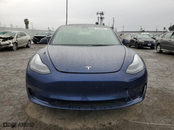 2023 Tesla Model 3 with VIN 5YJ3E1EAXPF706703, listed as a Copart auction lot 47465885 with 16,710 mi miles and Salvage Title. Bid and sale history available at carsss.com. Image 5.