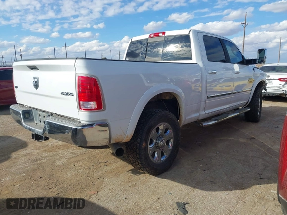 2015 Ram 2500 Laramie with VIN 3C6UR5FL3FG582483, listed as a IAAI auction lot 41307712 with 1 mi miles. Bid and sale history available at carsss.com. Image 4.