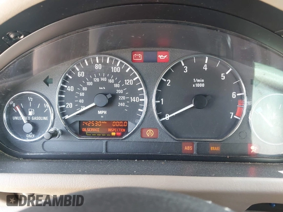 2001 BMW Z3 2.5 z VIN WBACN33491LK45326, wystawiony jako IAAI lot #42486182 z przebiegiem 142 530 mil mil oraz . Historia ofert i sprzedaży dostępna na DreamBid. Obrazek 7.