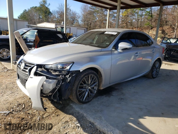 2017 Lexus IS with VIN JTHBA1D24H5049724, listed as a Copart auction lot 89220815 with 110,657 mi miles and Salvage Title. Bid and sale history available at carsss.com. Image 1.