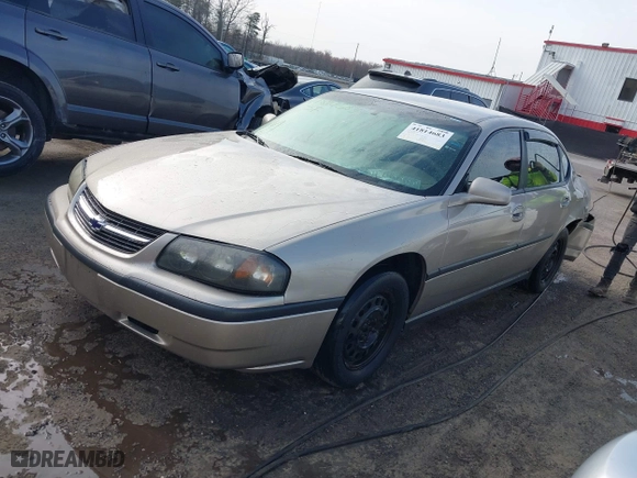 2002 Chevrolet Impala with VIN 2G1WF52E429216076, listed as a IAAI auction lot 41814683 with 153,908 mi miles. Bid and sale history available at carsss.com. Image 18.