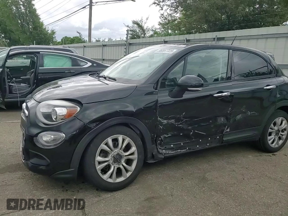 2016 FIAT 500X Easy with VIN ZFBCFXBT2GP364842, listed as a Copart auction lot 56557725 with 101,128 mi miles and Salvage title. Bid and sale history available at DreamBid. Image 14.