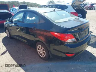 2012 Hyundai Accent GLS with VIN KMHCT4AE3CU265199, listed as a IAAI auction lot 41826958 with 121,618 mi miles. Bid and sale history available at carsss.com. Image 3.
