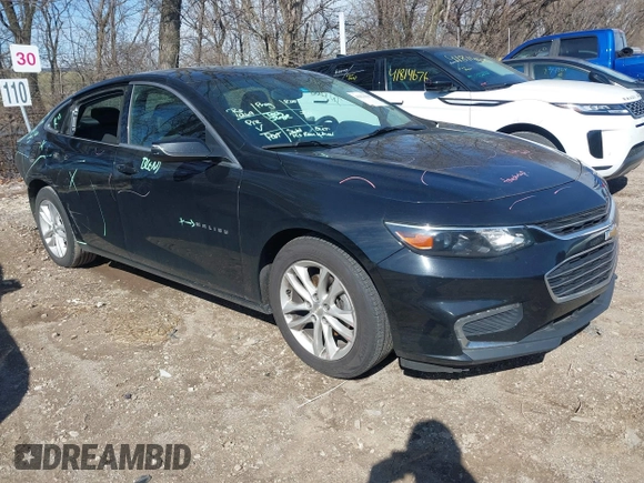 2016 Chevrolet Malibu LT with VIN 1G1ZE5ST6GF325426, listed as a IAAI auction lot 41821940 with 100,000 mi miles and . Bid and sale history available at DreamBid. Image 1.