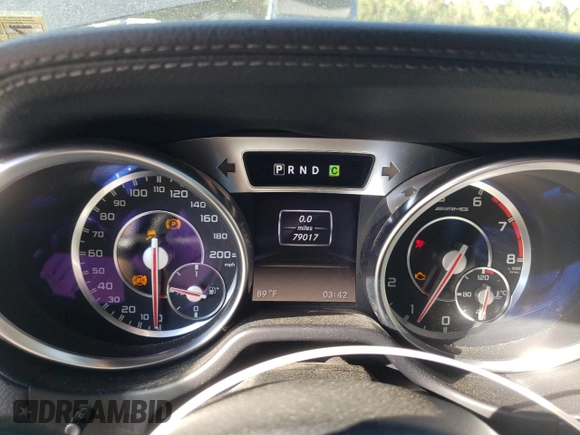 2013 Mercedes-Benz SL 63 AMG with VIN WDDJK7EAXDF013016, listed as a Copart auction lot 78980384 with 79,017 mi miles and Salvage title. Bid and sale history available at DreamBid. Image 9.