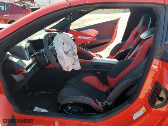 2023 Chevrolet Corvette 2LT with VIN 1G1YB2D44P5116636, listed as a Copart auction lot 74525944 with NaN miles and Salvage Title. Bid and sale history available at carsss.com. Image 7.