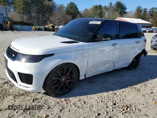 2020 Land Rover Range Rover Sport HST with VIN SALWS2RU1LA726169, listed as a Copart auction lot 88099925 with 87,424 mi miles and Salvage Title. Bid and sale history available at carsss.com. Image 1.