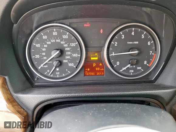 2007 BMW 3 Series 335i with VIN WBAWB73577PV83346, listed as a Copart auction lot 63646755 with 137,745 mi miles and Clean title. Bid and sale history available at DreamBid. Image 9.